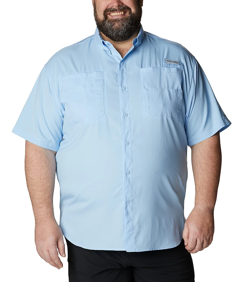 Columbia PFG Big & Tall Tamiami II Short-Sleeve Solid Shirt