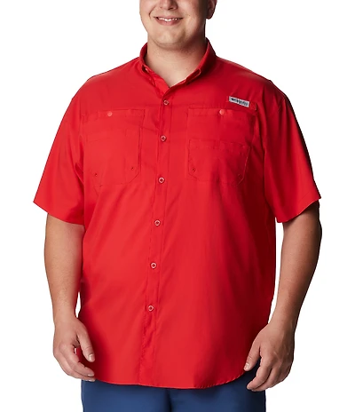 Columbia PFG Big & Tall Tamiami II Short-Sleeve Solid Shirt