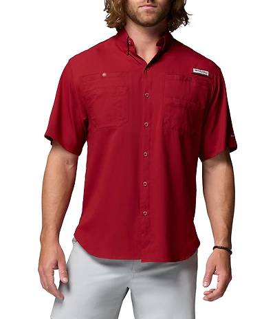 Columbia PFG Big & Tall Tamiami II Short-Sleeve Solid Shirt