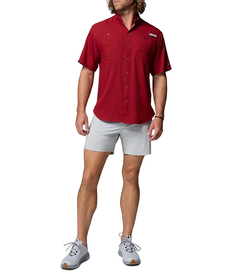 Columbia PFG Big & Tall Tamiami II Short-Sleeve Solid Shirt