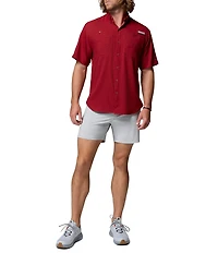 Columbia PFG Big & Tall Tamiami II Short-Sleeve Solid Shirt