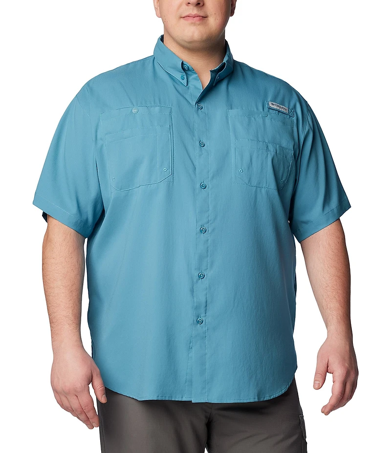 Columbia PFG Big & Tall Tamiami II Short-Sleeve Solid Shirt
