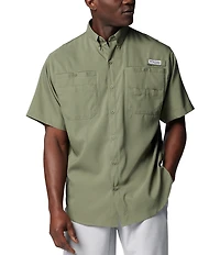 Columbia PFG Big & Tall Tamiami II Short-Sleeve Solid Shirt