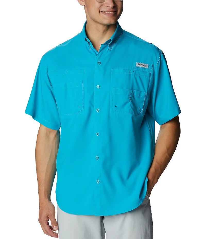 Columbia PFG Big & Tall Tamiami II Short-Sleeve Solid Shirt