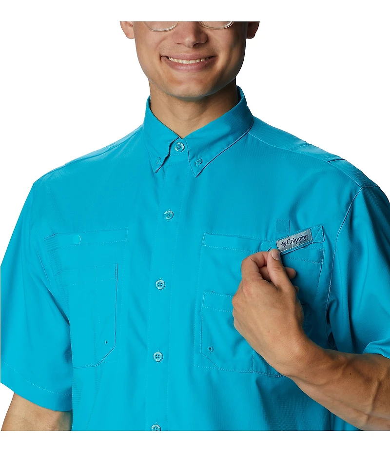 Columbia PFG Big & Tall Tamiami II Short-Sleeve Solid Shirt