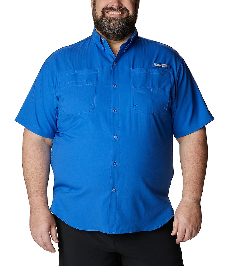Columbia PFG Big & Tall Tamiami II Short-Sleeve Solid Shirt