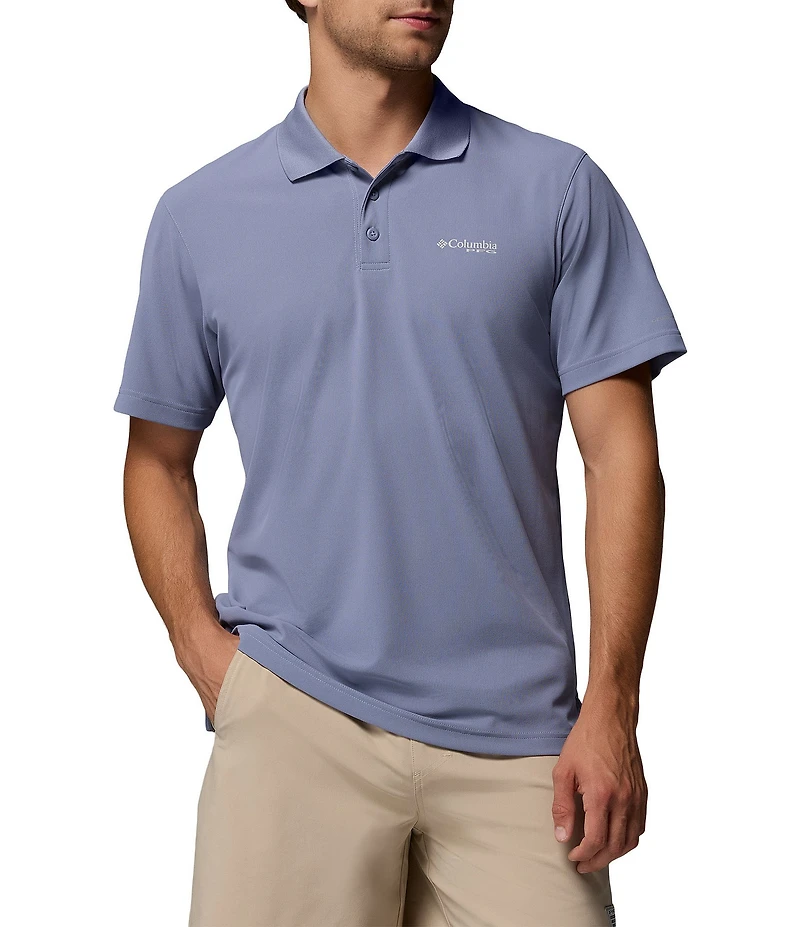 Columbia PFG Freezer Short Sleeve Polo Shirt