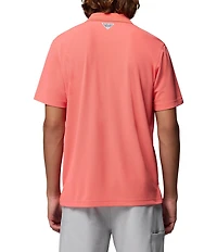 Columbia PFG Freezer Short Sleeve Polo Shirt