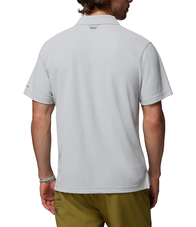Columbia PFG Freezer Short Sleeve Polo Shirt