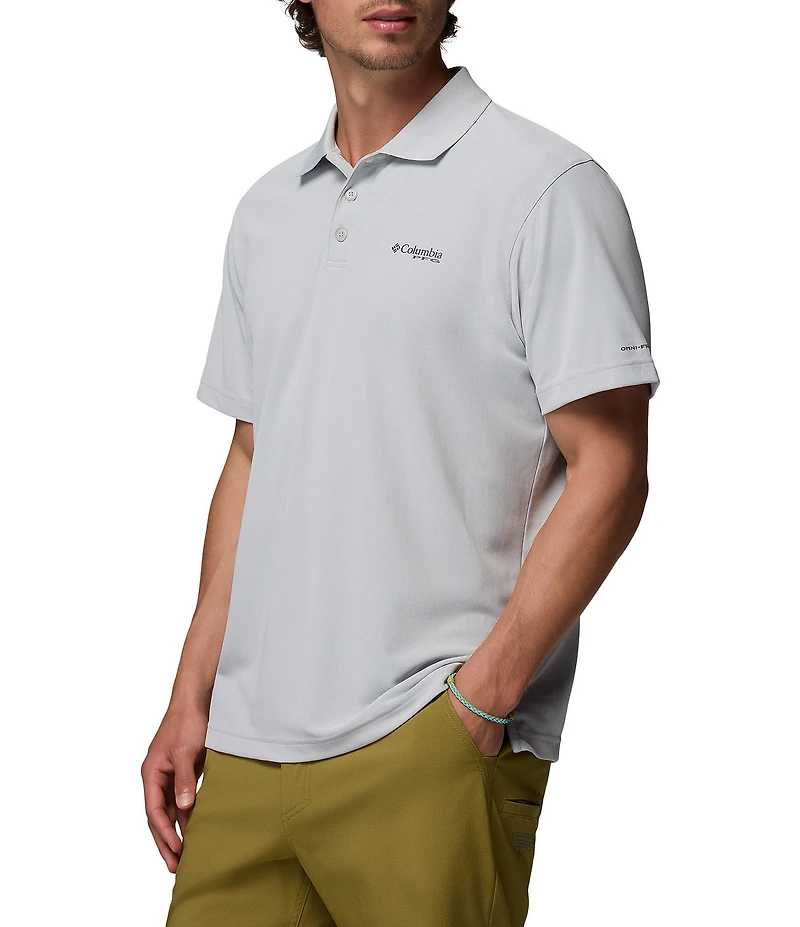 Columbia PFG Freezer Short Sleeve Polo Shirt