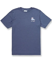 Columbia PFG Lure Lineup Fish Americana Flag Short Sleeve T-Shirt