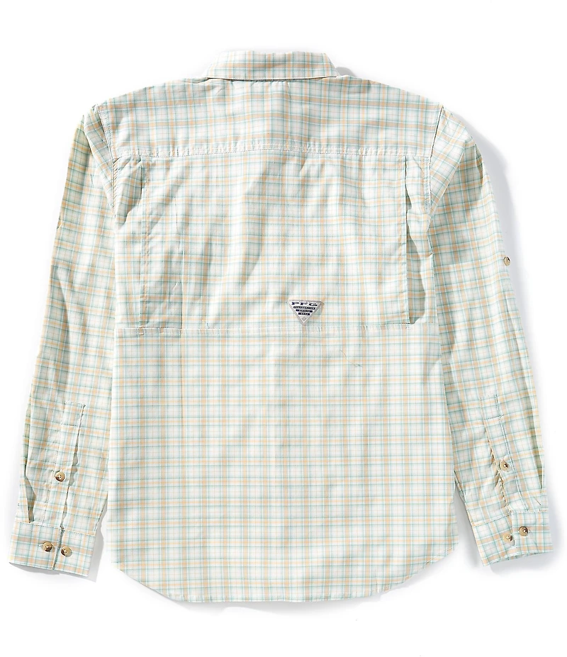 Columbia PFG Performance Stretch Harbor Peak Long Sleeve Woven Shirt