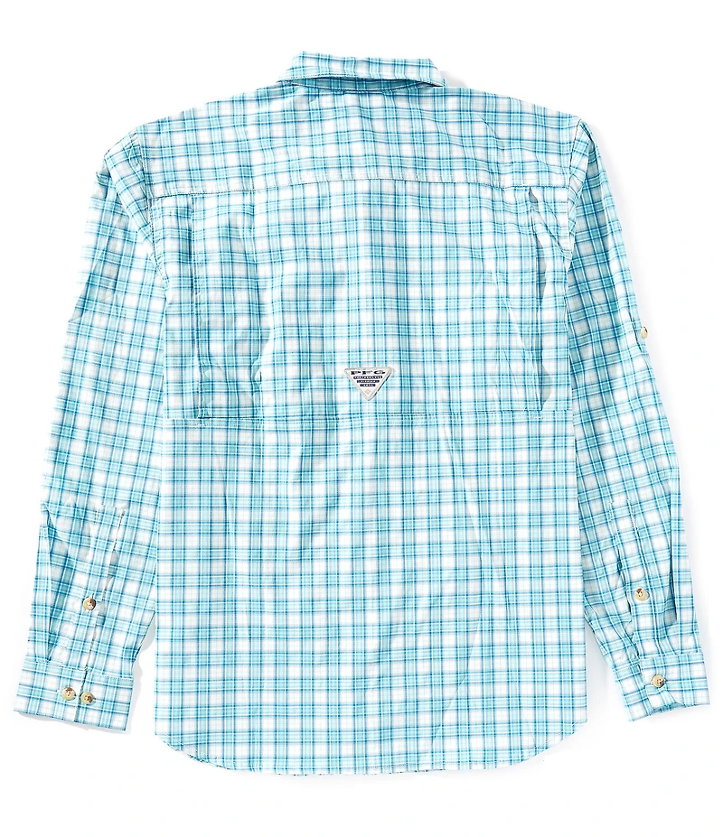 Columbia PFG Performance Stretch Harbor Peak Long Sleeve Woven Shirt