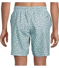Columbia PFG Rambler Fish Print 6#double; Inseam Shorts