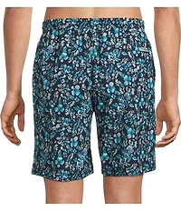 Columbia PFG Rambler Tropical Print 6#double; Inseam Shorts