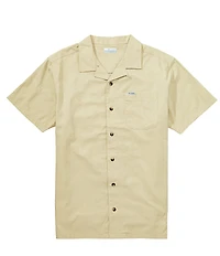 Columbia PFG River Lodge Palm Print Short Sleeve Woven Camp Shirt