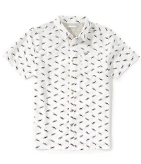Columbia PFG Super Slack Tide Camp Printed Short Sleeve Woven Shirt