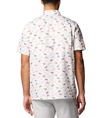 Columbia PFG Super Slack Tide Short-Sleeve Printed Woven Shirt