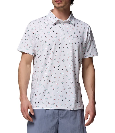 Columbia PFG Super Slacktide II Stretch Short Sleeve Polo Shirt