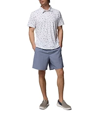 Columbia PFG Super Slacktide II Stretch Short Sleeve Polo Shirt