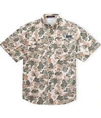 Columbia PFG Super Tamiami Camo Short Sleeve Woven Shirt