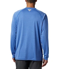 Columbia PFG Terminal Tackle Heather Long-Sleeve Rashguard T-Shirt