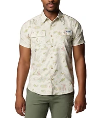 Columbia PFG Uncharted Printed Short Sleeve Woven Shirt