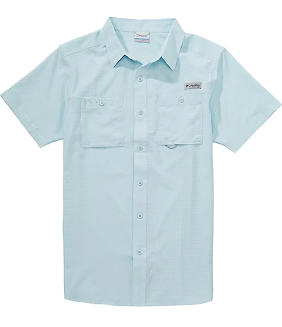 Columbia PFG Wild Cast Check Vent Short Sleeve Woven Shirt