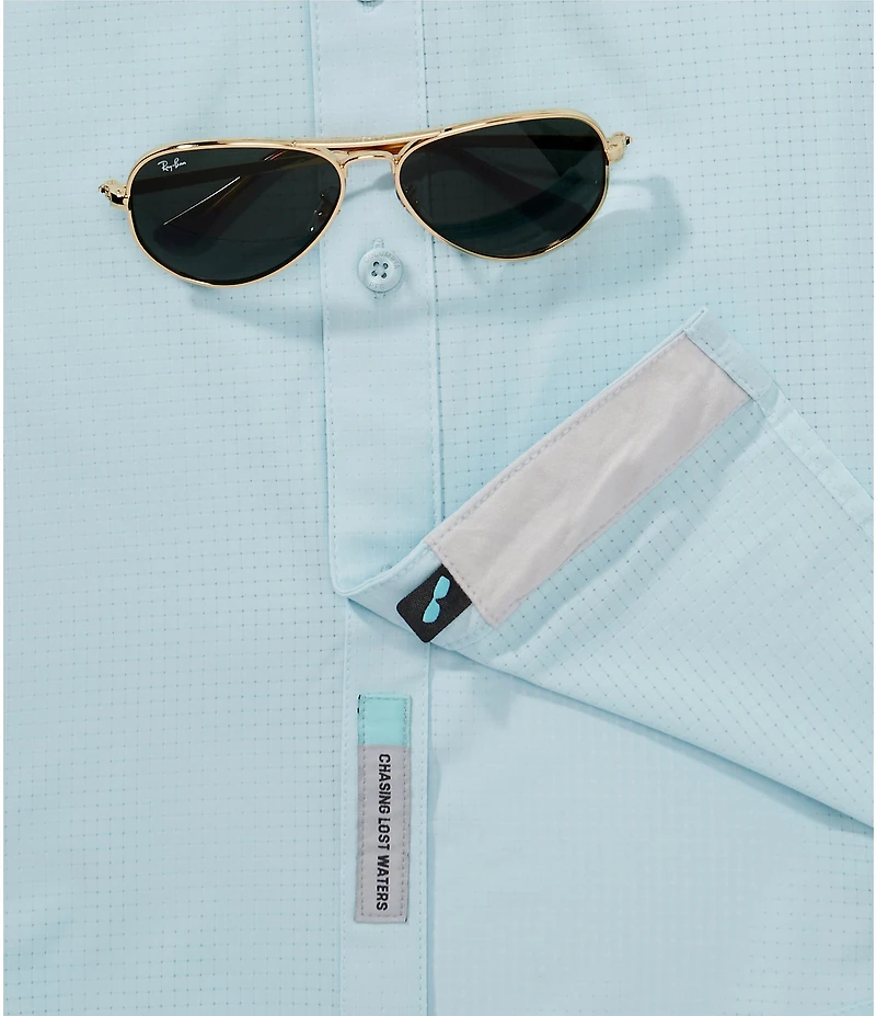 Columbia PFG Wild Cast Check Vent Short Sleeve Woven Shirt