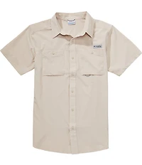 Columbia PFG Wild Cast Check Vent Short Sleeve Woven Shirt
