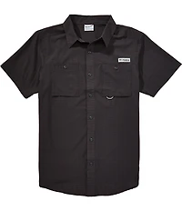 Columbia PFG Wild Cast Check Vent Short Sleeve Woven Shirt