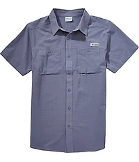 Columbia PFG Wild Cast Check Vent Short Sleeve Woven Shirt