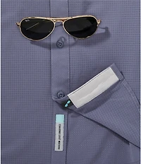 Columbia PFG Wild Cast Check Vent Short Sleeve Woven Shirt