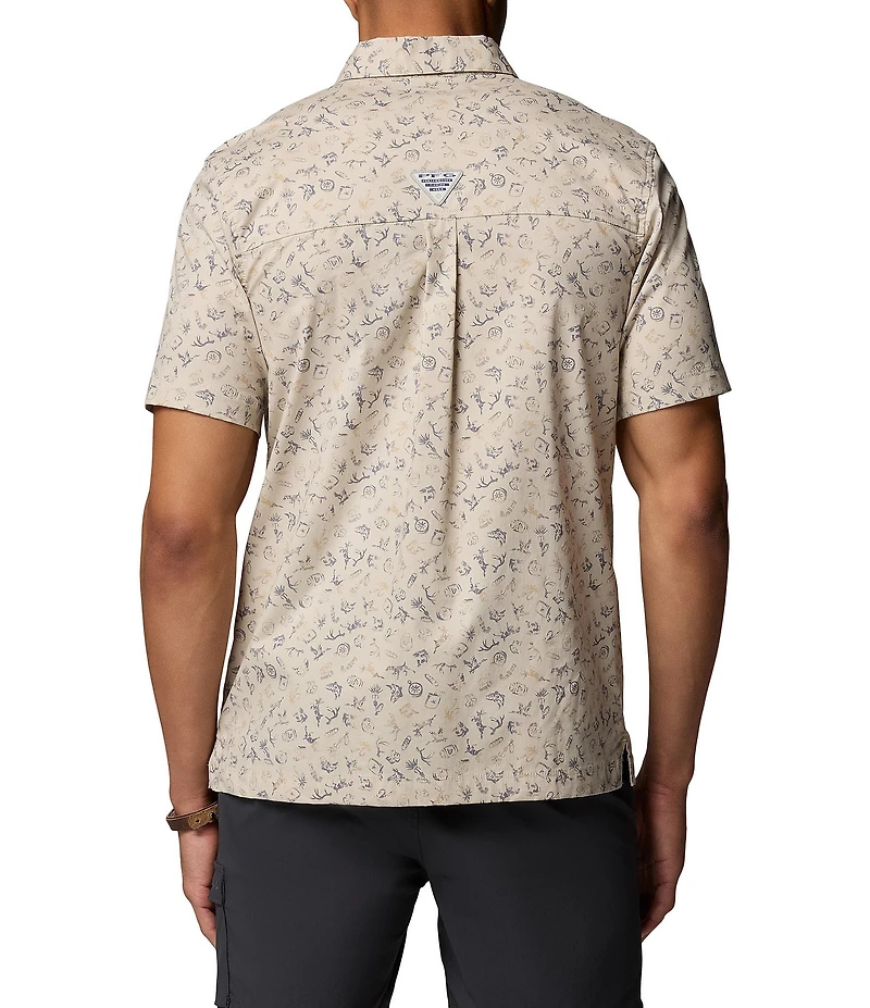 Columbia PFG Wild Cast Short Sleeve Woven Shirt