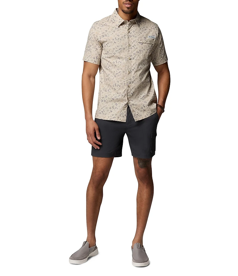 Columbia PFG Wild Cast Short Sleeve Woven Shirt