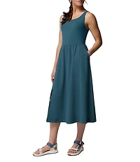 Columbia Pinetown Canyon Rib Collar A-Line Dress