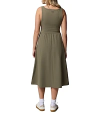 Columbia Pinetown Canyon Rib Collar A-Line Dress