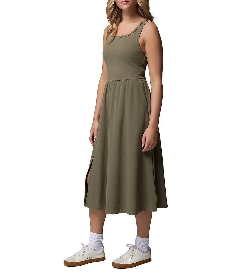 Columbia Pinetown Canyon Rib Collar A-Line Dress