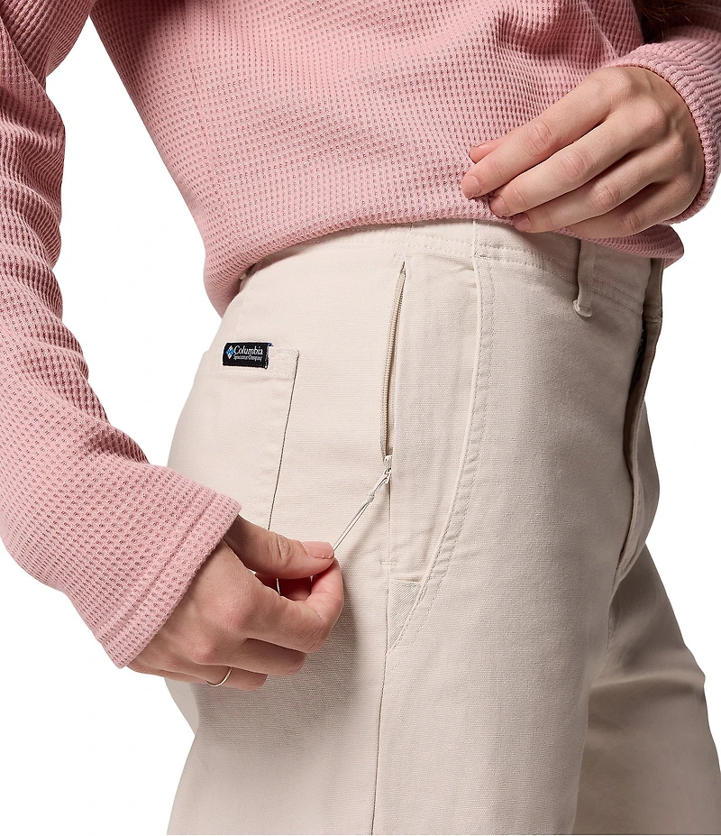 Columbia Roc Flat Front High Rise Wide Leg Pants
