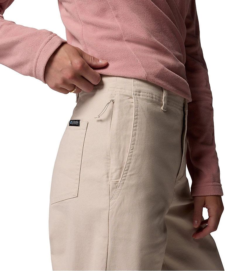 Columbia Roc Flat Front High Rise Wide Leg Pants