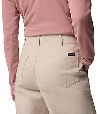 Columbia Roc Flat Front High Rise Wide Leg Pants