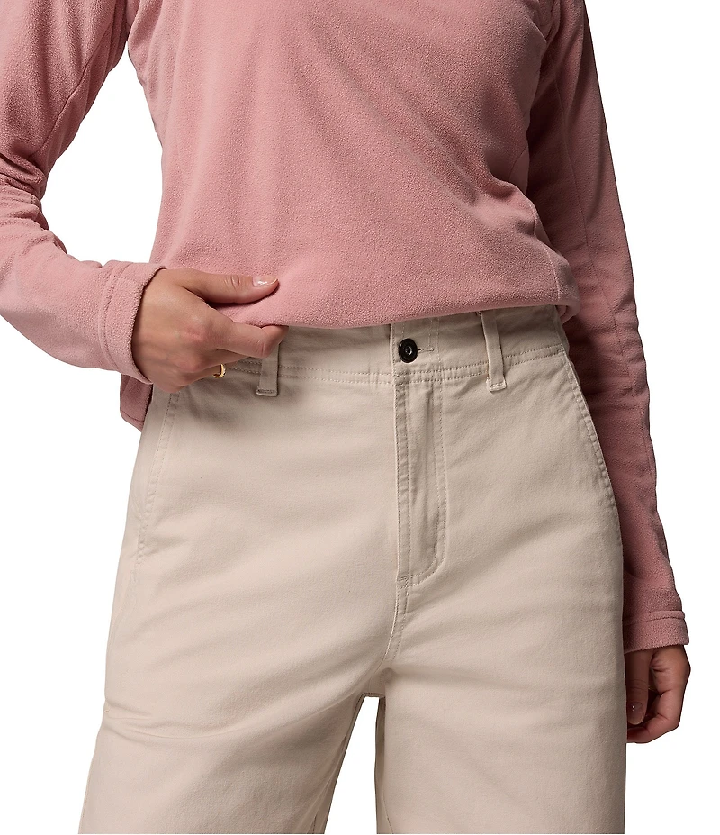 Columbia Roc Flat Front High Rise Wide Leg Pants