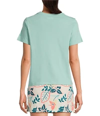 Columbia Rolling Bend Organic Cotton Graphic Print Crew Neck Short Sleeve Tee