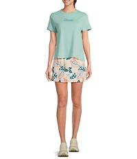 Columbia Rolling Bend Organic Cotton Graphic Print Crew Neck Short Sleeve Tee