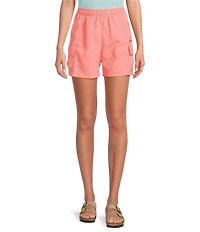 Columbia Sandier Mid Rise Elastic Waist Cargo Shorts