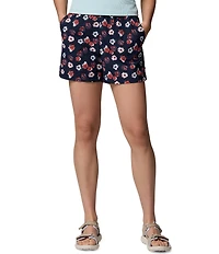 Columbia Sandy River Floral Print Pull-On Shorts