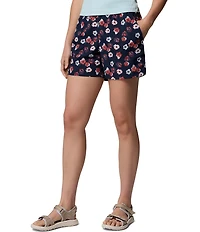 Columbia Sandy River Floral Print Pull-On Shorts