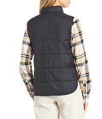 Columbia Sienna Quilted Stand Collar Sleeveless Zip Front Vest