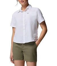 Columbia Silver Ridge Utility Short Sleeve Button Front Shirt