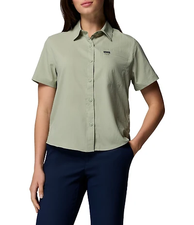 Columbia Silver Ridge Utility Short Sleeve Button Front Shirt